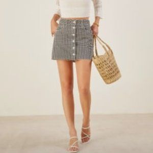 NWT Reformation Bianca Skirt
